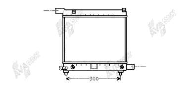 30002064 VAN Wezel radiador refrigeración del motor