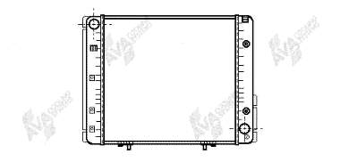 30002065 VAN Wezel radiador refrigeración del motor