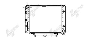 30002066 VAN Wezel radiador refrigeración del motor