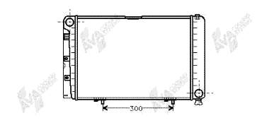 30002067 VAN Wezel radiador refrigeración del motor