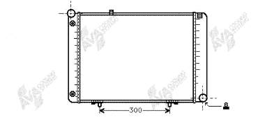 Radiador refrigeración del motor 30002074 VAN Wezel