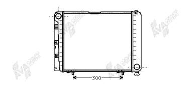 Radiador refrigeración del motor RA0170150 Jdeus