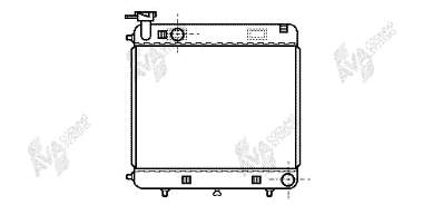 30002085 VAN Wezel radiador refrigeración del motor