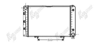 30002110 VAN Wezel radiador refrigeración del motor