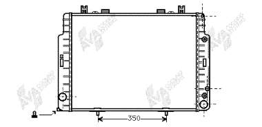 30002131 VAN Wezel radiador refrigeración del motor