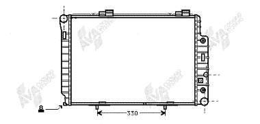 30002147 VAN Wezel radiador refrigeración del motor