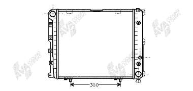 30002148 VAN Wezel radiador refrigeración del motor