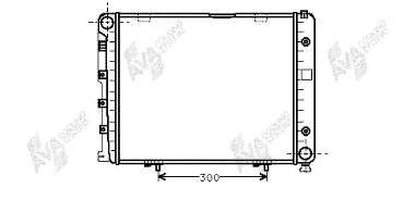 Radiador refrigeración del motor 2108819 HELLA