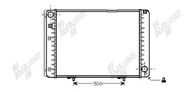 30002175 VAN Wezel radiador refrigeración del motor