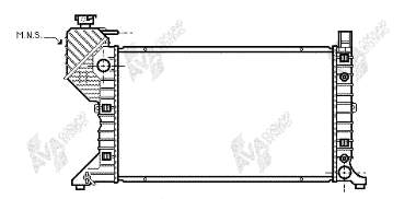 30002182 VAN Wezel radiador