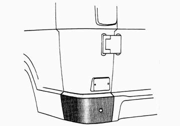 A6018850303 Mercedes Parachoques posterior, parte derecha