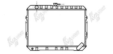 32002027 VAN Wezel radiador refrigeración del motor