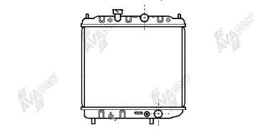 32002036 VAN Wezel radiador refrigeración del motor