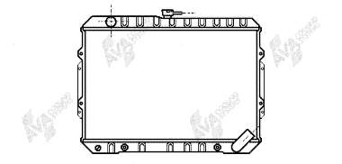 32002050 VAN Wezel radiador refrigeración del motor