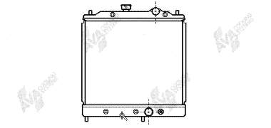 32002068 VAN Wezel radiador refrigeración del motor