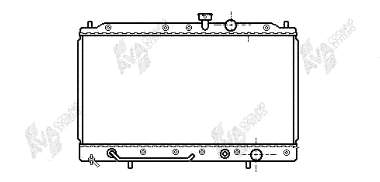 32002087 VAN Wezel radiador refrigeración del motor