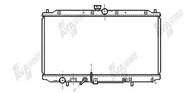 32002112 VAN Wezel radiador refrigeración del motor