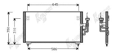 32005106 VAN Wezel condensador aire acondicionado