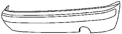 Parachoques trasero 3305542 VAN Wezel