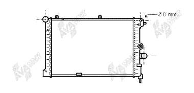 37002168 VAN Wezel radiador refrigeración del motor