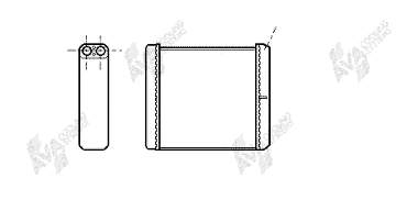 Radiador de calefacción 37006206 VAN Wezel