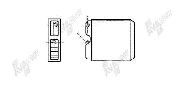 37006240 VAN Wezel radiador de calefacción