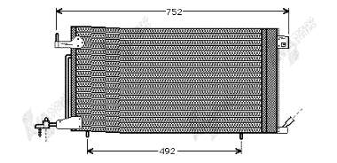 40005187 VAN Wezel condensador aire acondicionado