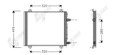 43005235 VAN Wezel condensador aire acondicionado