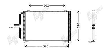 43005236 VAN Wezel condensador aire acondicionado