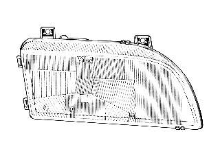 Faro izquierdo para Renault Espace (J63)