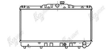 53002030 VAN Wezel radiador refrigeración del motor