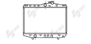 53002038 VAN Wezel radiador refrigeración del motor