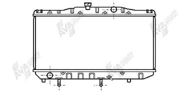 53002048 VAN Wezel radiador refrigeración del motor