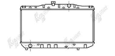 53002061 VAN Wezel radiador refrigeración del motor