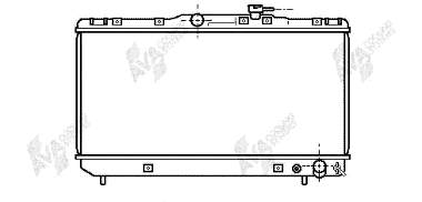 53002145 VAN Wezel radiador refrigeración del motor