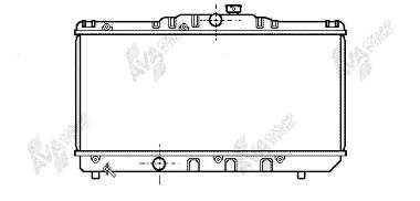 Radiador refrigeración del motor 53002155 VAN Wezel