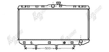 Radiador refrigeración del motor 8110084 Polcar