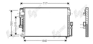 53005225 VAN Wezel condensador aire acondicionado