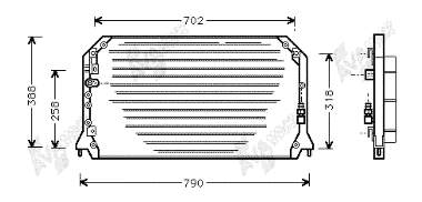 53005254 VAN Wezel condensador aire acondicionado