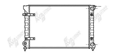 Radiador 58002048 VAN Wezel