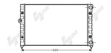 58002109 VAN Wezel radiador