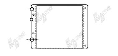 58002129 VAN Wezel radiador refrigeración del motor