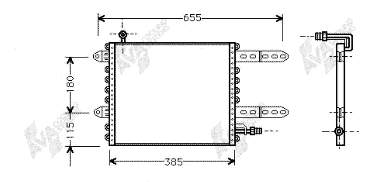 58005150 VAN Wezel condensador aire acondicionado