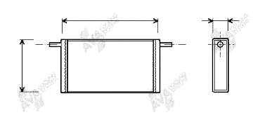 58006068 VAN Wezel radiador de calefacción