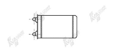 Radiador de calefacción 58006117 VAN Wezel