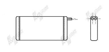 Radiador de calefacción 58006128 VAN Wezel