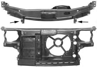  Soporte de radiador Volkswagen Golf 3