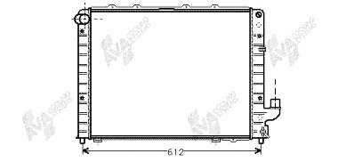 Radiador 82489087 Fiat/Alfa/Lancia