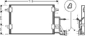 03005173 VAN Wezel condensador aire acondicionado