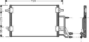 03005176 VAN Wezel condensador aire acondicionado